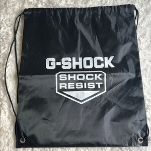 G-SHOCK Black Drawstring Bag